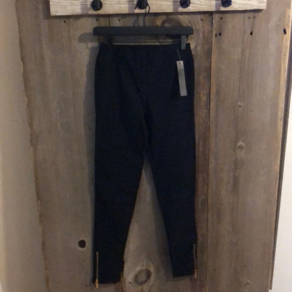 FINAL PRICE Stretchy Black Moto Pants - Picture 2 of 6